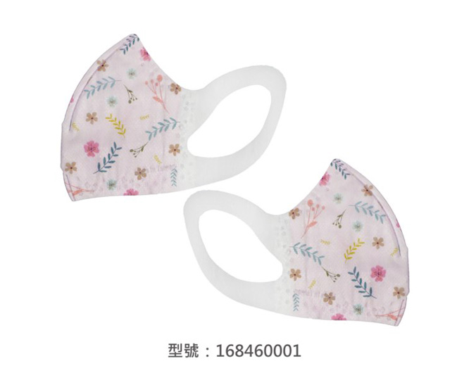 3D立體口罩-寬耳/兒童(小碎花) 168460001|3D兒童口罩/幼兒口罩系列