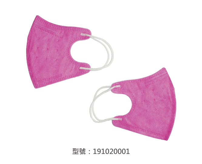 3D立體口罩-細繩/兒童(桃紅色) 191020001|3D兒童口罩/幼兒口罩系列