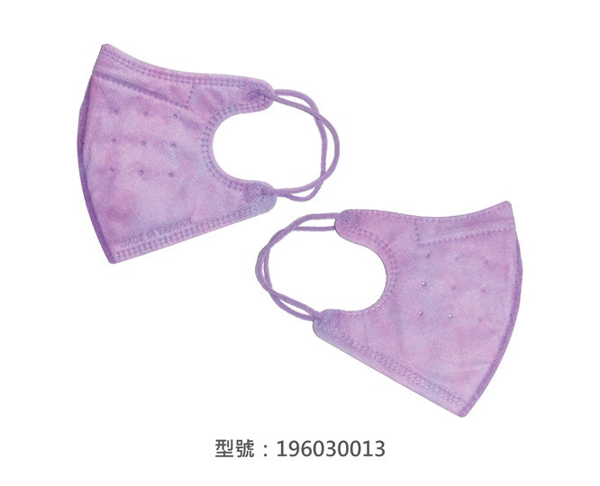 3D立體口罩-細繩/兒童(炫紫色) 196030013|3D兒童口罩/幼兒口罩系列